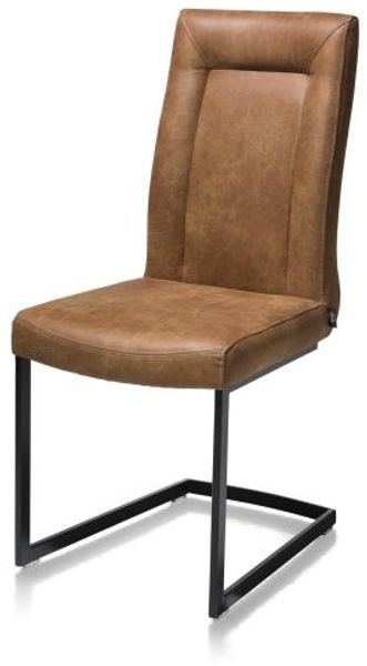 2er Set MALENE Esszimmerstuhl braun