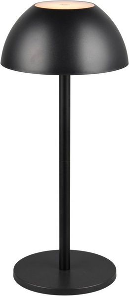 Reality Leuchten LED Außen-Tischleuchte RICARDO Tischleuchte (Stück), Dimmfunktion, USB-Ladefunktion, LED fest integriert, Warmweiß, Outdoor Akku Tischlampe Pilzdesign, USB-C, 4-fach Touch Dimmer, IP54