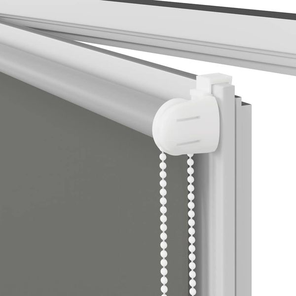 vidaXL Verdunkelungsrollo Grau 70x130 cm Stoffbreite 65,7 cm Polyester 4011096 Bild 12