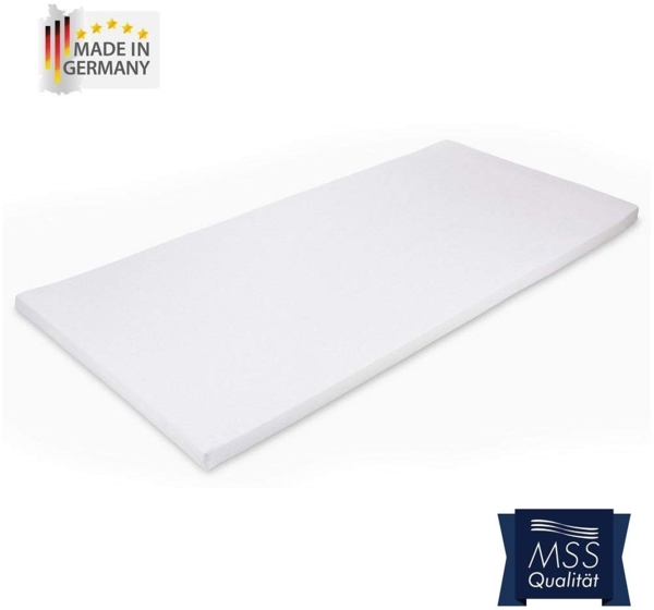 Trikotbezug 100% BW 160g/m² weiß 200x200x5 cm Bild 2