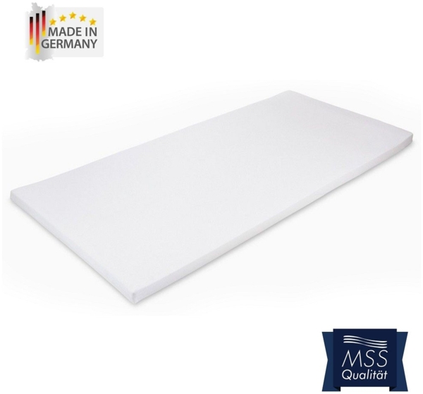 Trikotbezug 100% BW 160g/m² weiß 200x200x5 cm Bild 4