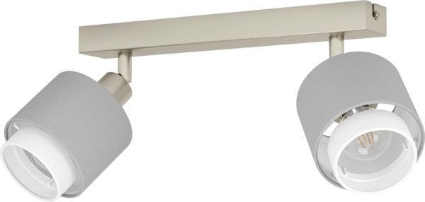 Eglo 2er Spot Bellizzi nickel matt 31 x 18,5 cm E14