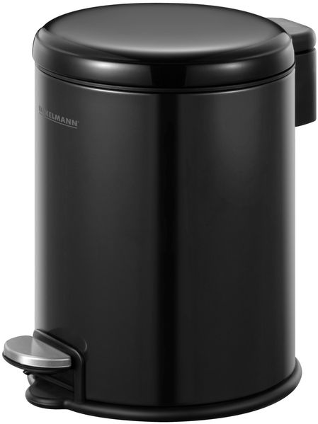 FACKELMANN MILANO Kosmetikeimer 3L, Schwarz matt