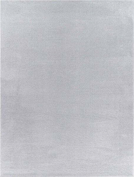 TaCa Home Teppich Kurzflor Teppich Hasenfell Optik, rechteckig, Höhe: 14 mm, Wohnzimmer Esszimmer Schlafzimmer Gang Flur, grau - 80 x 150 cm