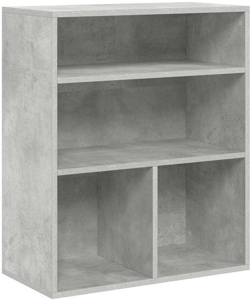 Bücherregal | Standregal Betongrau 60x30x71,5 cm Holzwerkstoff
