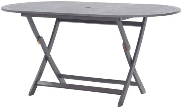 vidaXL Gartentisch Klappbar 160x85x75 cm Massivholz Akazie 46332