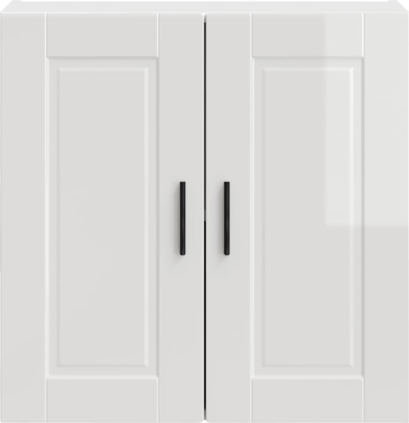 vidaXL Küchen-Hängeschrank Porto Hochglanz-Weiß Holzwerkstoff 854059 Bild 5