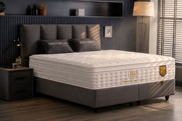 Pointhome Boxspringbett mit Bettkasten, Bett mit Matratze & Stauraum, mit/ohne Nachttisch (140x200 cm, 1 Bettkopfteil, 1x H3 Matratze, 2 Bettkasten, 2 optionale Nachtschrank), Boxbett und Stauraum