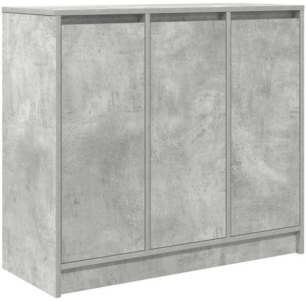 Sideboard, Kommode Betongrau 85x34x76 cm Holzwerkstoff