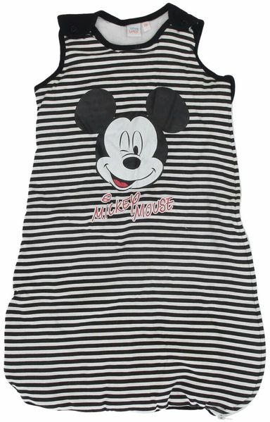 Mickey Maus Weicher und atmungsaktiver Baby Schlafsack aus Baumwolle, Ärmellos, 70 cm