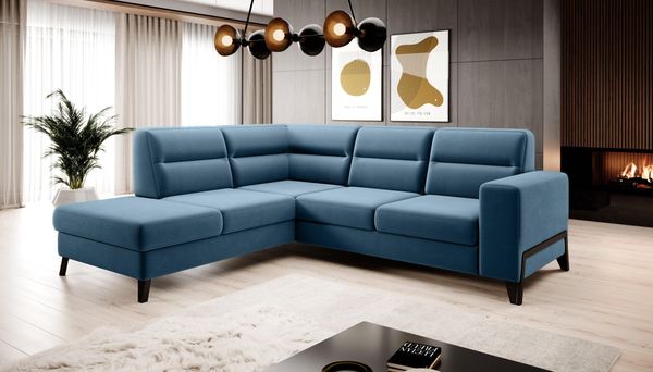 Wohnideebilder Cassara Blau Ecksofas & Eckcouches CO-CAS-LT-38SAV