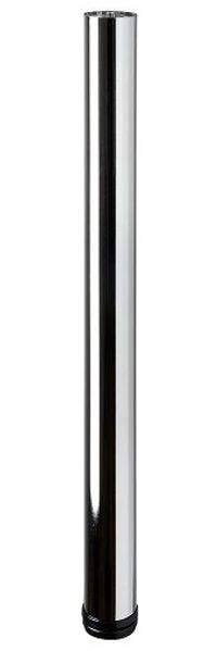 Hettich Möbelfuß 6,0 x 70 - 73 cm Stahl verchromt - 1 Stück