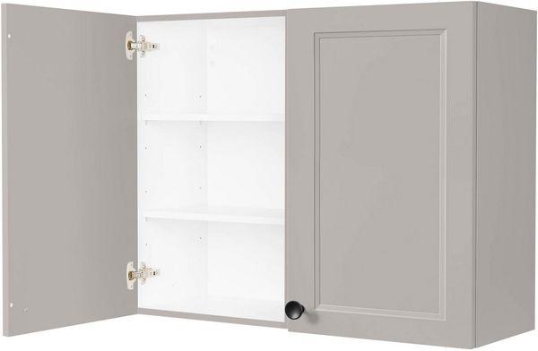 nobilia® Hängeschrank "Cascada", vormontiert, mit zwei Einlegeböden, Breite 90 cm