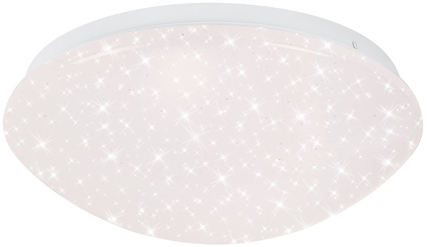 LED Deckenleuchte, Sterneneffekt, CCT, dimmbar, IP44, D 38,5 cm