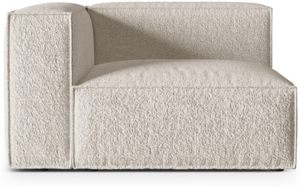 Micadoni Eckmodul Groß Nuria 1-Sitzer Links Boucle Beige
