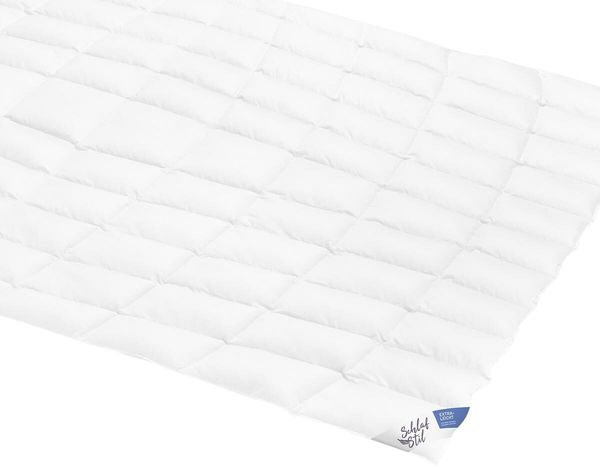 Schlafstil Daunendecke D800 extra leicht, Füllung: 100% Prachtgänsedaunen|240x220 cm