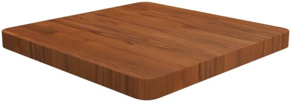 vidaXL Tischplatte Quadratisch Dunkelbraun 50x50x4cm Behandelte Eiche 343075
