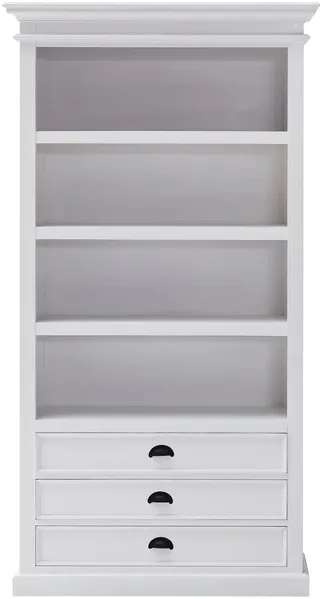 Bücherregal Halifax mit 3 Schubladen, 100 cm