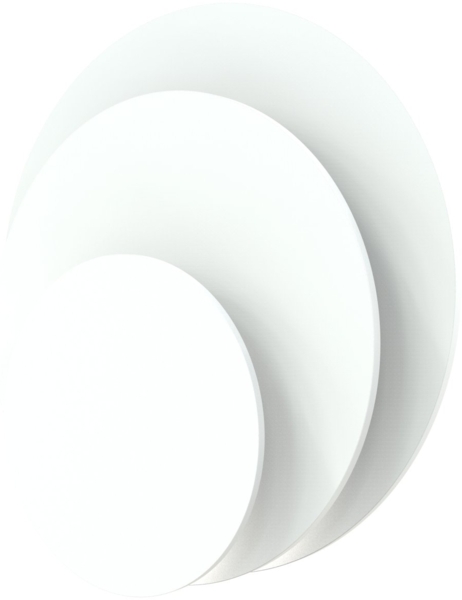 Dekor Spanplatte 19mm Tischplatte rund melaminharzbeschichtet weiß mit ABS Kante Umleimer - Größe 110 x 110 cm - Höhe 1,9 cm - Farbe Icy White Bild 5