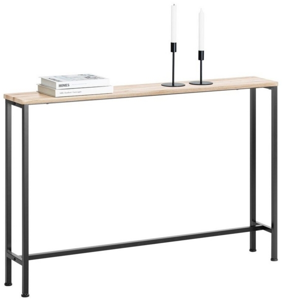 SoBuy FSB19-XL-Z Vintage Konsolentisch Metall Flurtisch Dekotisch Sideboard Beistelltisch BHT ca. 120 x 80 x 20 cm