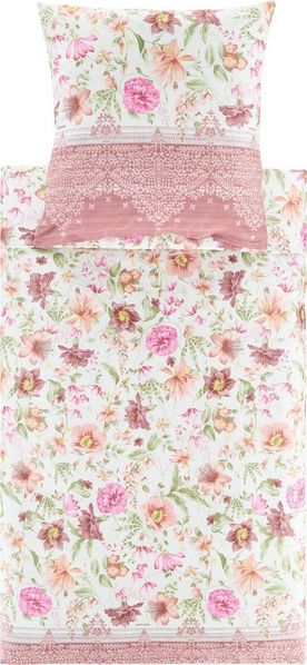 Bassetti Bettwäsche Bettwäsche "Casablanca", Mako-Satin, Blumen