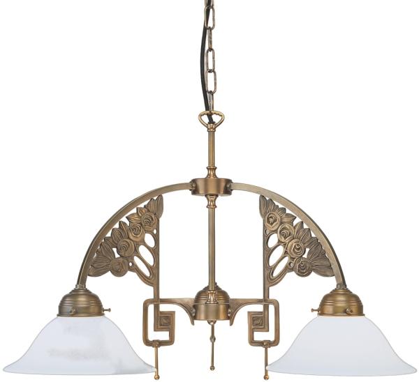 Kronleuchter D71-22op Berliner Messing Bild 1