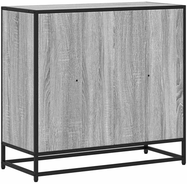 vidaXL Bücherschrank Grau Sonoma 80,5x35x76 cm Holzwerkstoff 849107 Bild 6
