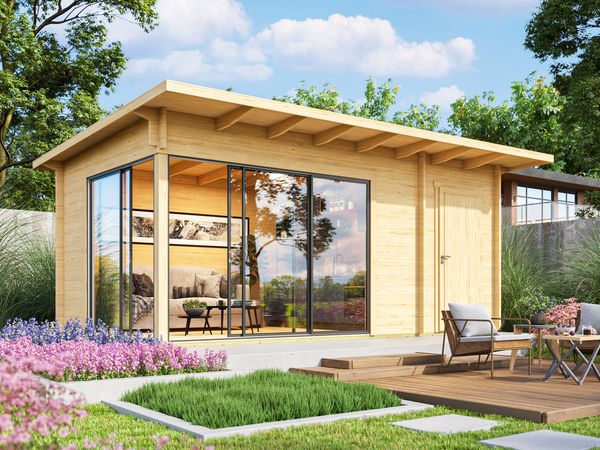 Gartenhaus Starla 70 B Premium Schwedenrot