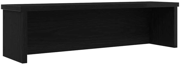 vidaXL Küchenregal Stapelbar Schwarz 50x15x16 cm Holzwerkstoff 860483