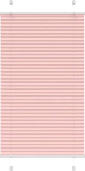 vidaXL Plissee Rosa 80x150 cm Stoffbreite 79,4 cm Polyester 4015445