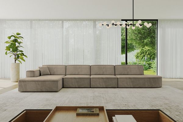ALTDECOR Ecksofa IREA-L3-v4, Sofa Praktische Bequeme Funktionsecke Couch L-Form Eckcouch, Corner Sofa L-Form Vielseitige Sofa Wohnlandschaft Wohnzimmer