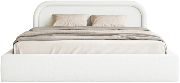 Selsey 'Ruvi' Polsterbett mit Lattenrost und Stauraum, creme, 160x200 cm Bild 6