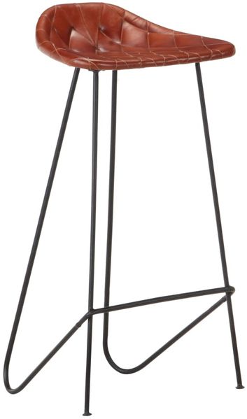 vidaXL 7-tlg. Bar-Set Massivholz und Echtleder 278766 Bild 9