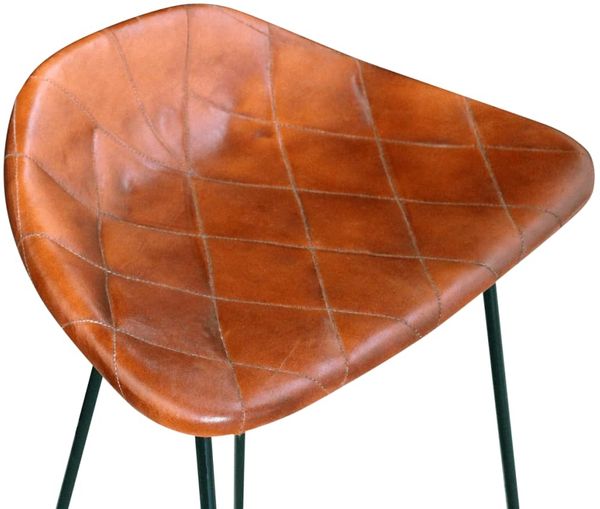 vidaXL 7-tlg. Bar-Set Massivholz und Echtleder 278766 Bild 10