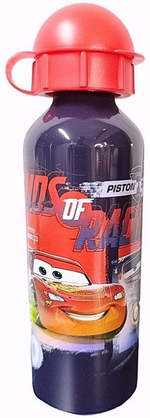 Disney Cars Trinkflasche Legends of Racing, Kinder Sport-Aluminiumflasche 520 ml BPA frei