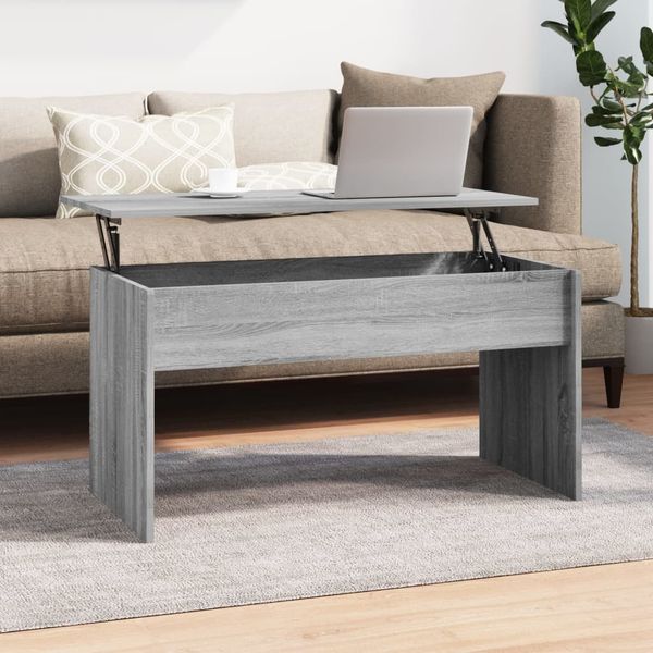 vidaXL Couchtisch Grau Sonoma 102x50,5x52,5 cm Holzwerkstoff 819285