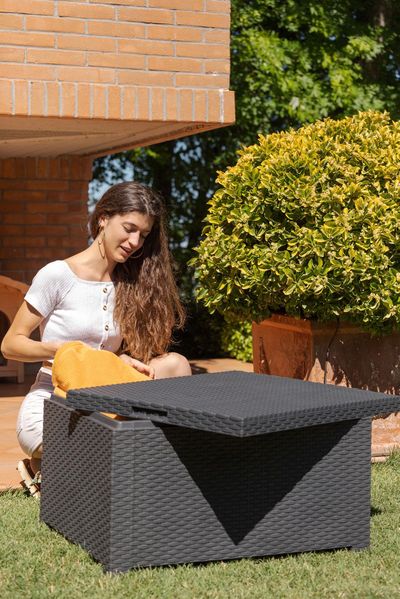 Toomax Olimpia Large Truhentisch Gartentisch Kissenbox Couchtisch Beistelltisch