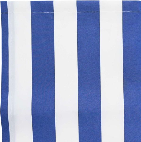 vidaXL Markisenersatzstoff Blau und Weiß 4 x 2 m Polyester 42000375 Bild 7