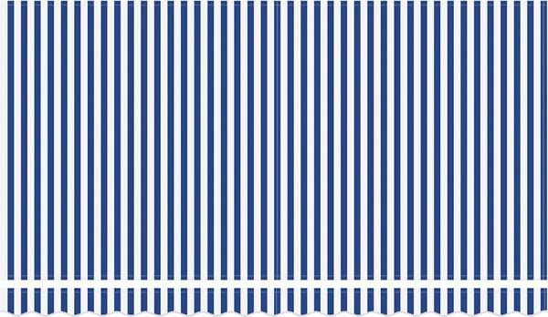 vidaXL Markisenersatzstoff Blau und Weiß 4 x 2 m Polyester 42000375 Bild 5