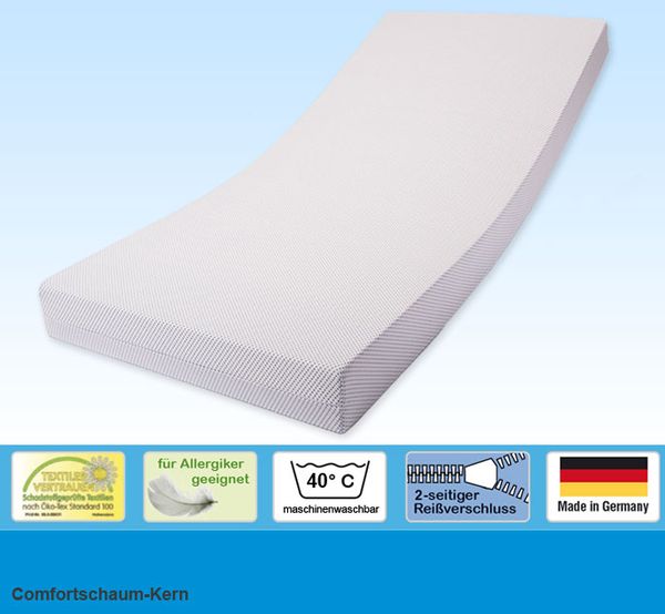 Doctor Sleep 'medisleep' Matratze 180x220 cm, H2 (RG 35), Kernhöhe 15 cm, Bezug: Medipur® Glatt