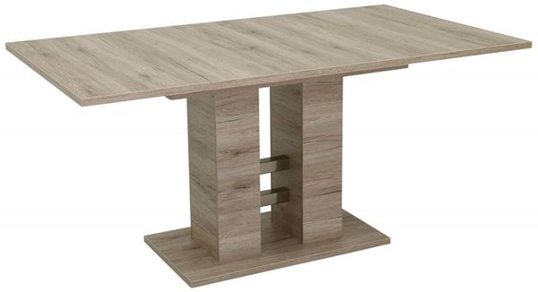 Esstisch Säulentisch DITTE 140-180-220x90 cm San Remo Eiche