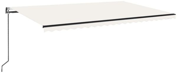 vidaXL Automatische Markise mit LED & Windsensor 500x350 cm Creme 3069232 Bild 2