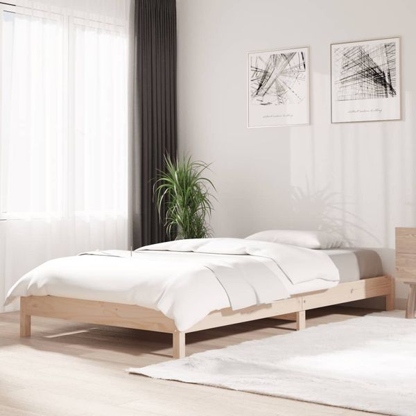 vidaXL Stapelbett 75x190 cm Massivholz Kiefer 820407