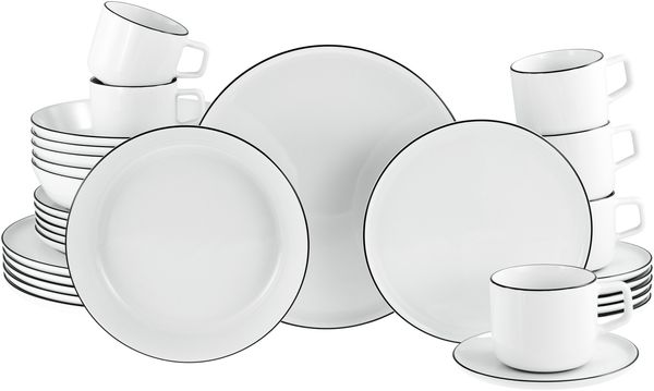 Chef Collection Black Line, Kombiservice 30-tlg (m