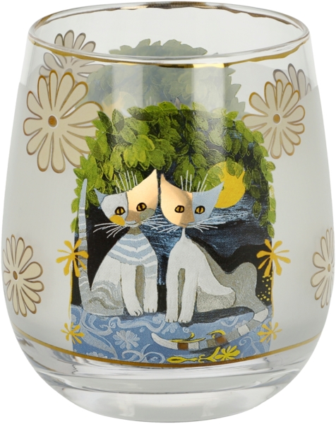 Goebel / R. Wachtmeister -Al chiaro di luna,Windlicht,8,5cm x 8,5cm x 9,5cm / Glas / 8,5cm x 8,5cm x 9,5cm Bild 4