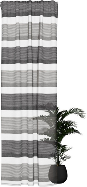 HOMING Vorhang Kamar (1 St), verdeckte Schlaufen, halbtransparent, Fertigschal Kamar