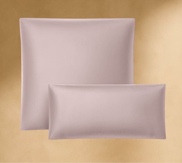 Seralino Kissenbezüge Mako Satin Kissenbezug (100% Bio Baumwolle) weich, hautfreundlich, (2 Stück), Fairtrade/ GOTS zertifizierte uni Kissenhülle mit Reißverschluss