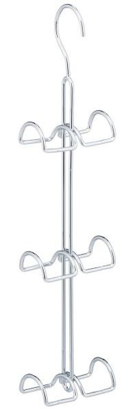 Relaxdays 4 x Handtaschenbügel silber