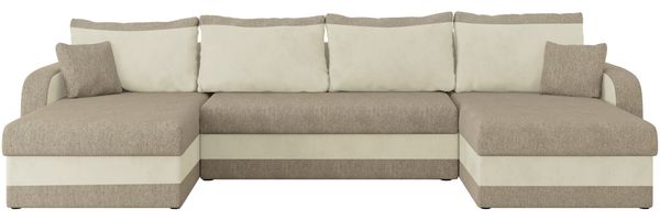 Ecksofa Kristofer U Lux (Farbe: Matana 17 + Polo 872)