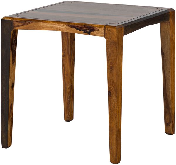 Beistelltisch Sheesham 50x50x50 dunkelbraun lackiert ANCONA #250